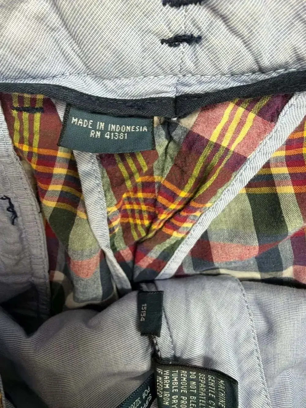 Polo Ralph Lauren Authentic India Madras Plaid Cotton Flat Front Shorts